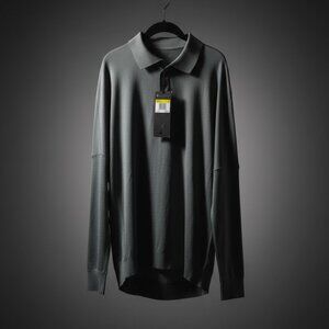 Nike ESC Men's Cashmere Silk Mix Knit Long Sleeve Made in Italy Size S NWT 300